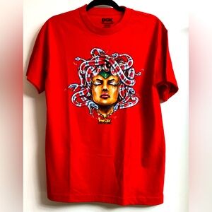 DGK Medusa Red T Shirt Sz M